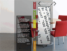 Tablet Screenshot of elementcodeproject.com